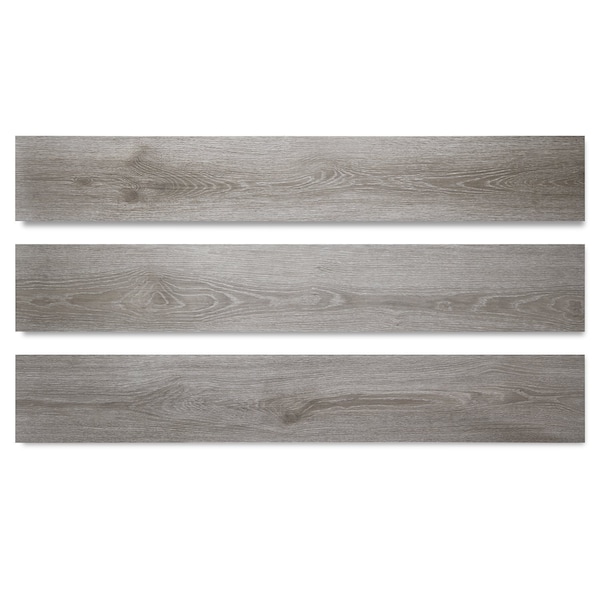 LUCIDA SURFACES, GlueCore Seal Gray 7 5/16 In. X48 In. 3mm 22MIL Glue Down Luxury Vinyl Planks , 16PK